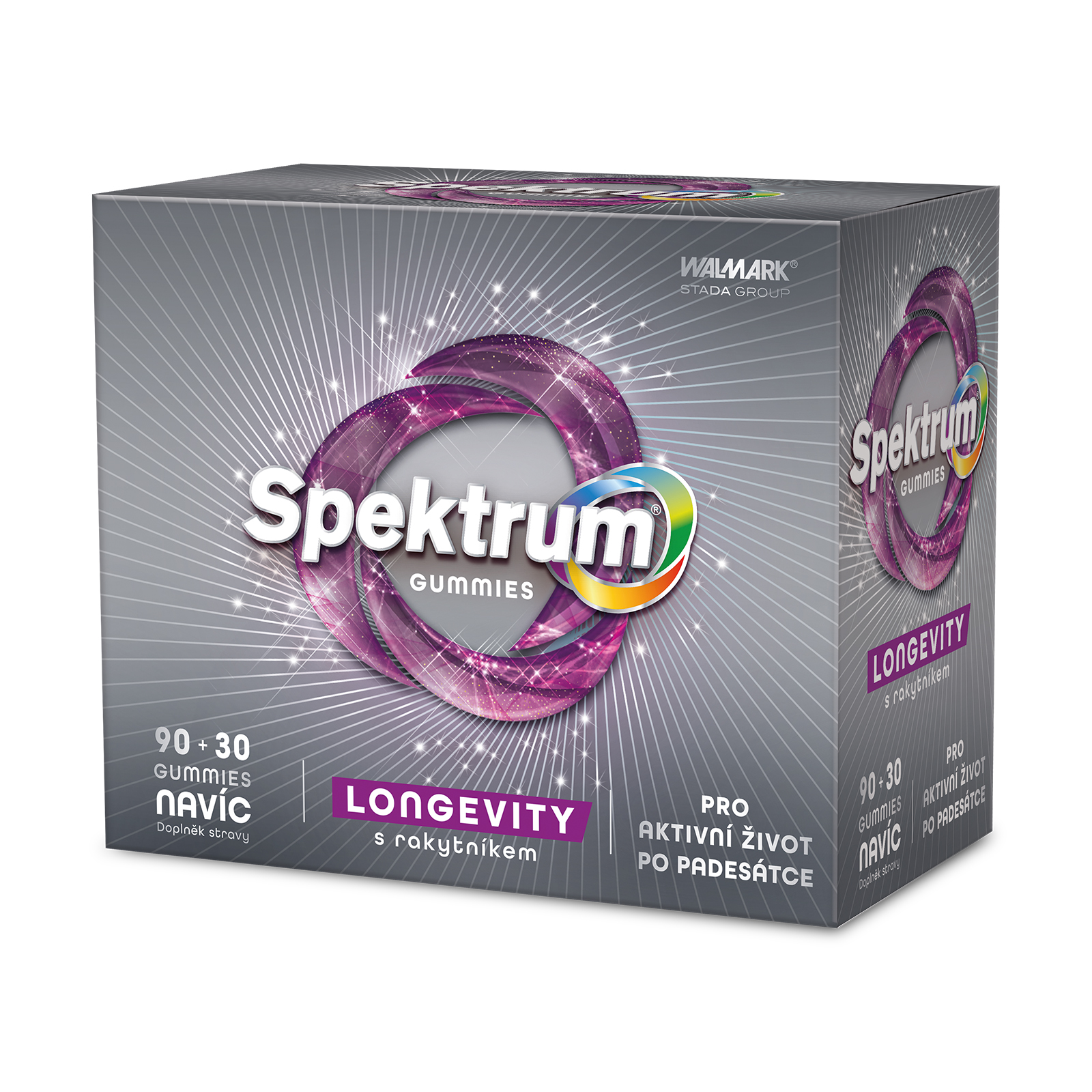 Levně Spektrum Gummy LONGEVITY limitovaná edice 2024 90 + 30 tablet NAVÍC