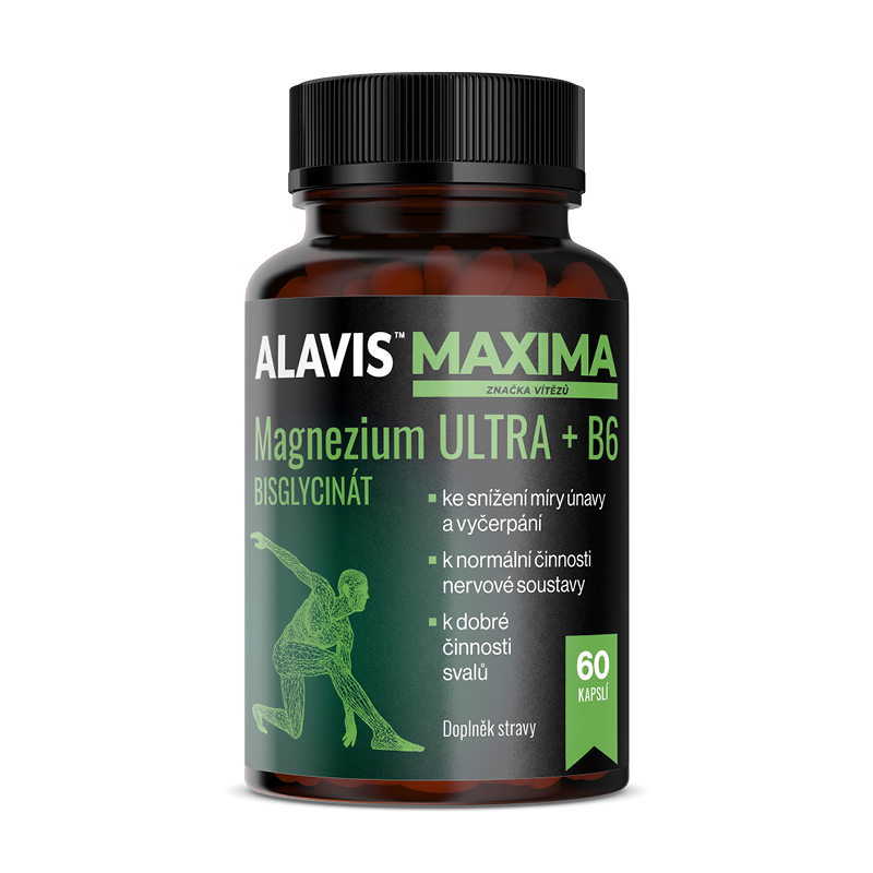 Levně ALAVIS MAXIMA Magnezium ULTRA + B6 60 kapslí