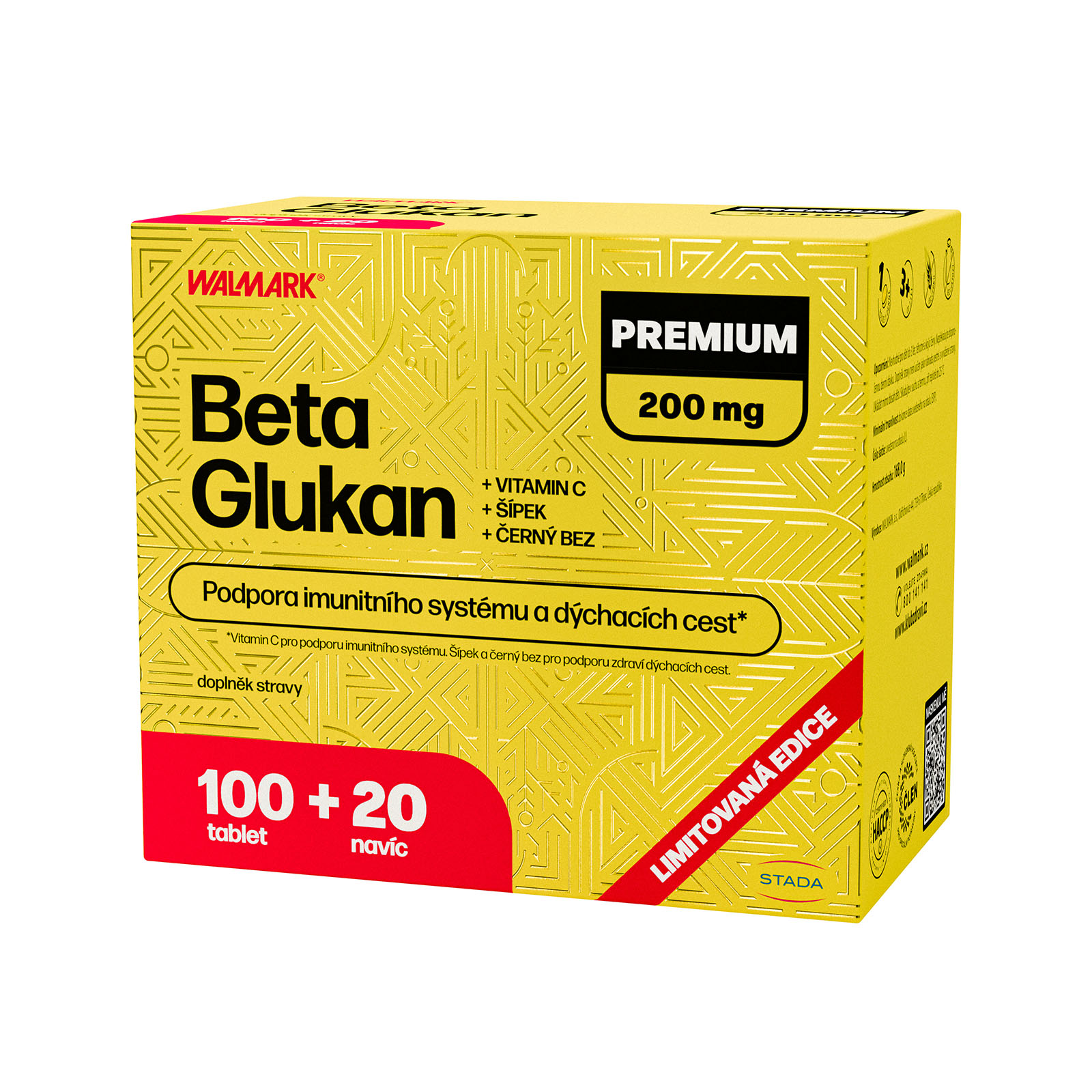 Levně Walmark Beta Glukan 200mg PREMIUM limitovaná edice 2024 100 + 20 tablet NAVÍC